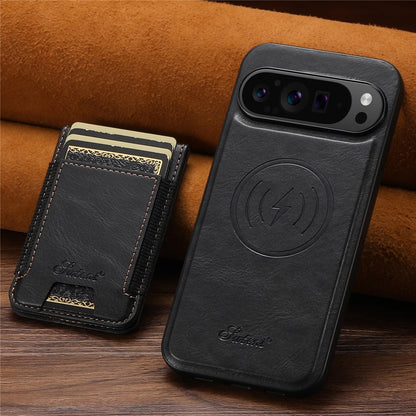 SUTENI For Google Pixel 10 / 10 Pro Case Compatible with MagSafe Card Holder Kickstand Phone Cover