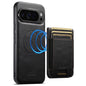 SUTENI For Google Pixel 9 / 9 Pro Case Compatible with MagSafe Card Holder Kickstand Phone Cover
