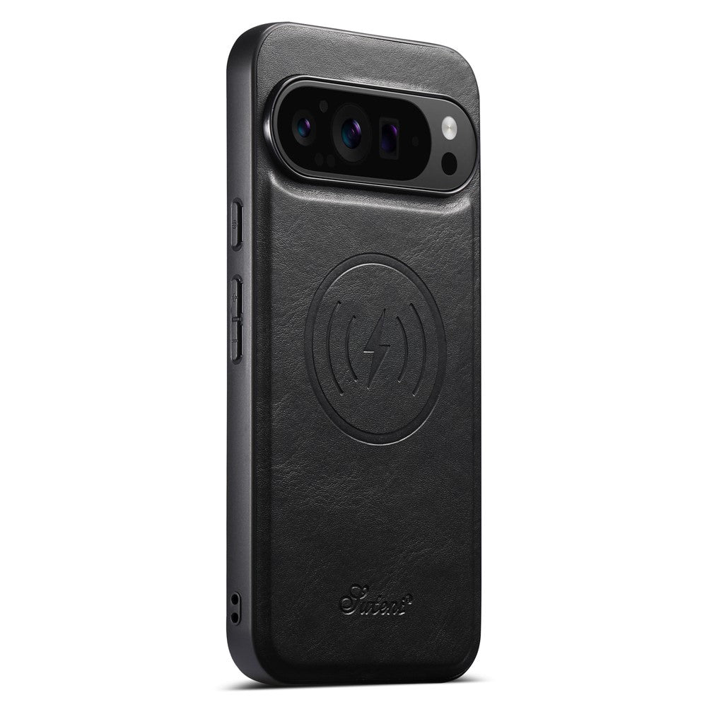 SUTENI For Google Pixel 9 / 9 Pro Case Compatible with MagSafe Card Holder Kickstand Phone Cover