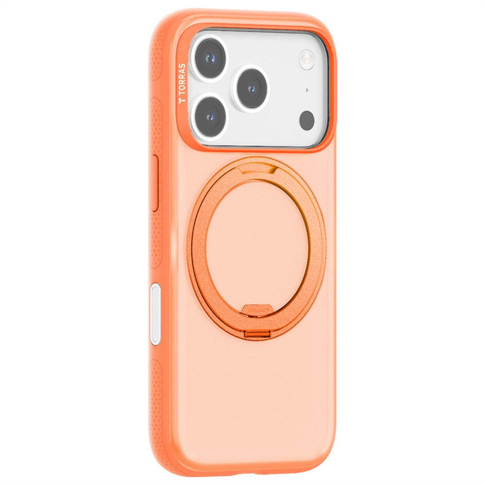 TORRAS O Fitness Series For iPhone 17 Pro Max Case Compatible with MagSafe TPU PC Kickstand Phone Cover