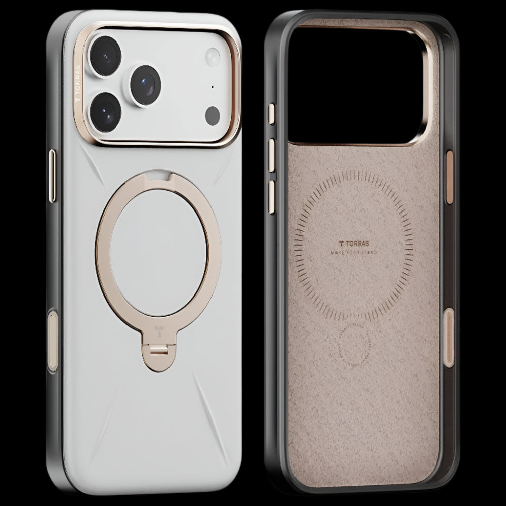 TORRAS Ostand Q PRO Leather iPhone 17 Pro & Pro Max Case