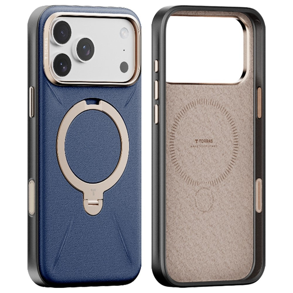 TORRAS Ostand Q PRO Leather iPhone 17 Pro & Pro Max Case