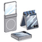 GKK For Samsung Galaxy Z Flip7 5G Magnetic Case Hinge Protection PC Phone Cover with HD Rear Screen Protector