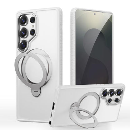 Gear-Style Stress Relief 360 Rotation Holder MagSafe Phone Case, For Samsung Galaxy S25 5G, For Samsung Galaxy S25+ 5G, For Samsung Galaxy S25 Ultra 5G