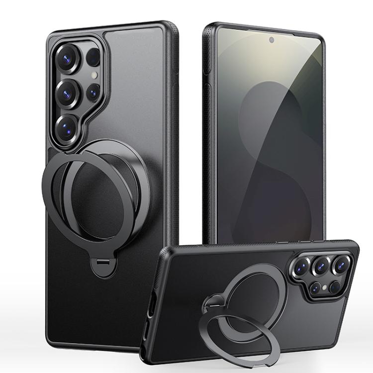 Gear-Style Stress Relief 360 Rotation Holder MagSafe Phone Case, For Samsung Galaxy S25 5G, For Samsung Galaxy S25+ 5G, For Samsung Galaxy S25 Ultra 5G