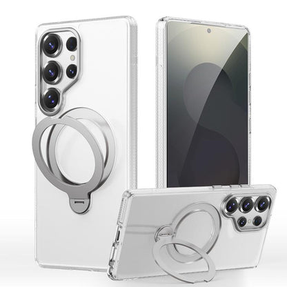 Gear-Style Stress Relief 360 Rotation Holder MagSafe Phone Case, For Samsung Galaxy S25 5G, For Samsung Galaxy S25+ 5G, For Samsung Galaxy S25 Ultra 5G