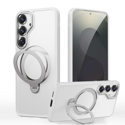 Gear-Style Stress Relief 360 Rotation Holder MagSafe Phone Case, For Samsung Galaxy S25 5G, For Samsung Galaxy S25+ 5G, For Samsung Galaxy S25 Ultra 5G