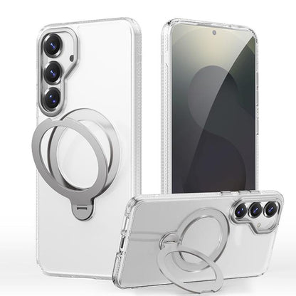 Gear-Style Stress Relief 360 Rotation Holder MagSafe Phone Case, For Samsung Galaxy S25 5G, For Samsung Galaxy S25+ 5G, For Samsung Galaxy S25 Ultra 5G