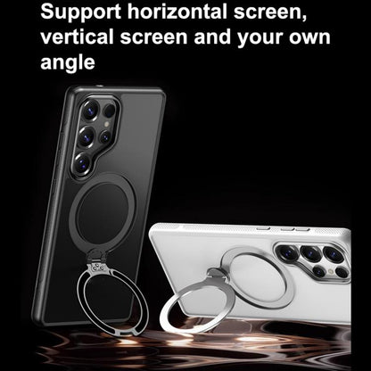 Gear-Style Stress Relief 360 Rotation Holder MagSafe Phone Case, For Samsung Galaxy S25 5G, For Samsung Galaxy S25+ 5G, For Samsung Galaxy S25 Ultra 5G