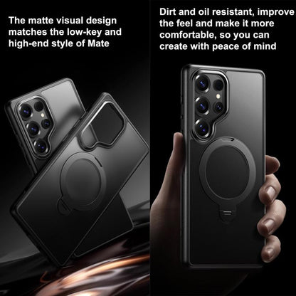 Gear-Style Stress Relief 360 Rotation Holder MagSafe Phone Case, For Samsung Galaxy S25 5G, For Samsung Galaxy S25+ 5G, For Samsung Galaxy S25 Ultra 5G