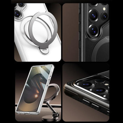 Gear-Style Stress Relief 360 Rotation Holder MagSafe Phone Case, For Samsung Galaxy S25 5G, For Samsung Galaxy S25+ 5G, For Samsung Galaxy S25 Ultra 5G
